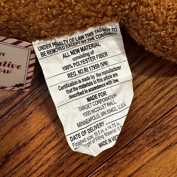 NEW 2 Target Bullseye Gingerbread Dog Pillow Christmas Cottage Core Holiday 2025 - Picture 16 of 16